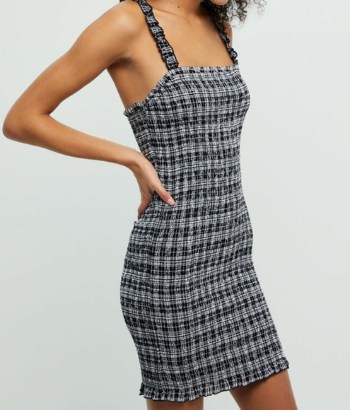 Volcom Seeriously Plaid Bodycon Dress - Picture 2 of 12